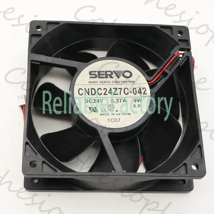 1PC Fan 24V 0.37A 9W CNDC24Z7C-042