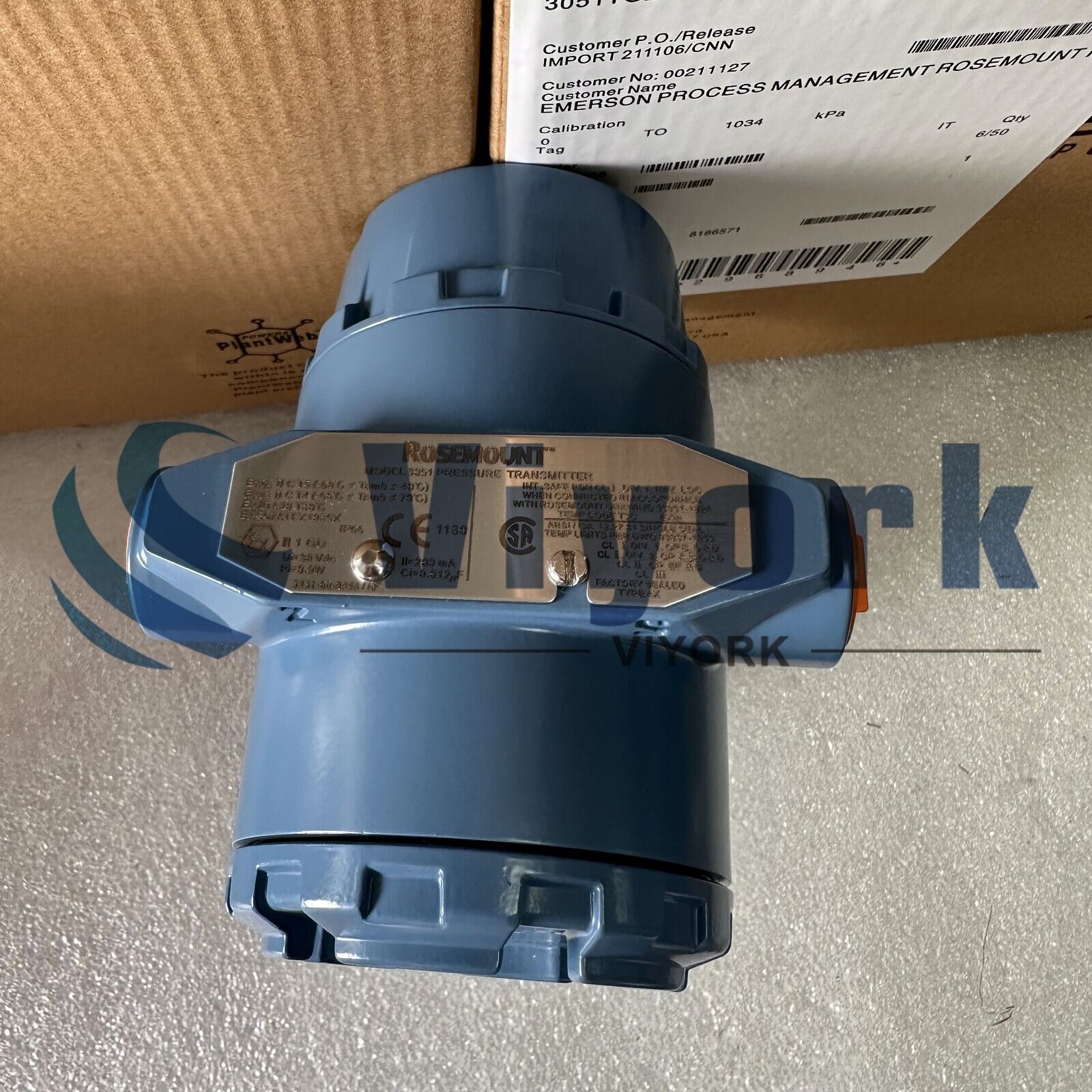 new Rosemount 3051TG2A2B21AK6M5 PRESSURE TRANSMITTER & - ROSEMOUNT