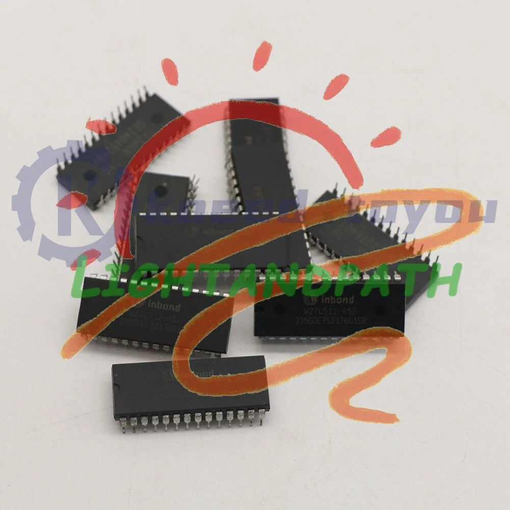 (10PCS) W27C512-45Z W27C512 DIP IC EEPROM 512KBIT 45NS Winbond EEPROMs kk