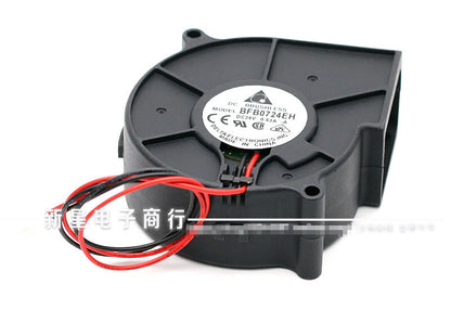 1pcs Delta BFB0724EH 7530 7CM 24V 0.53A Double Ball Turbine Cooling Fan 2pin