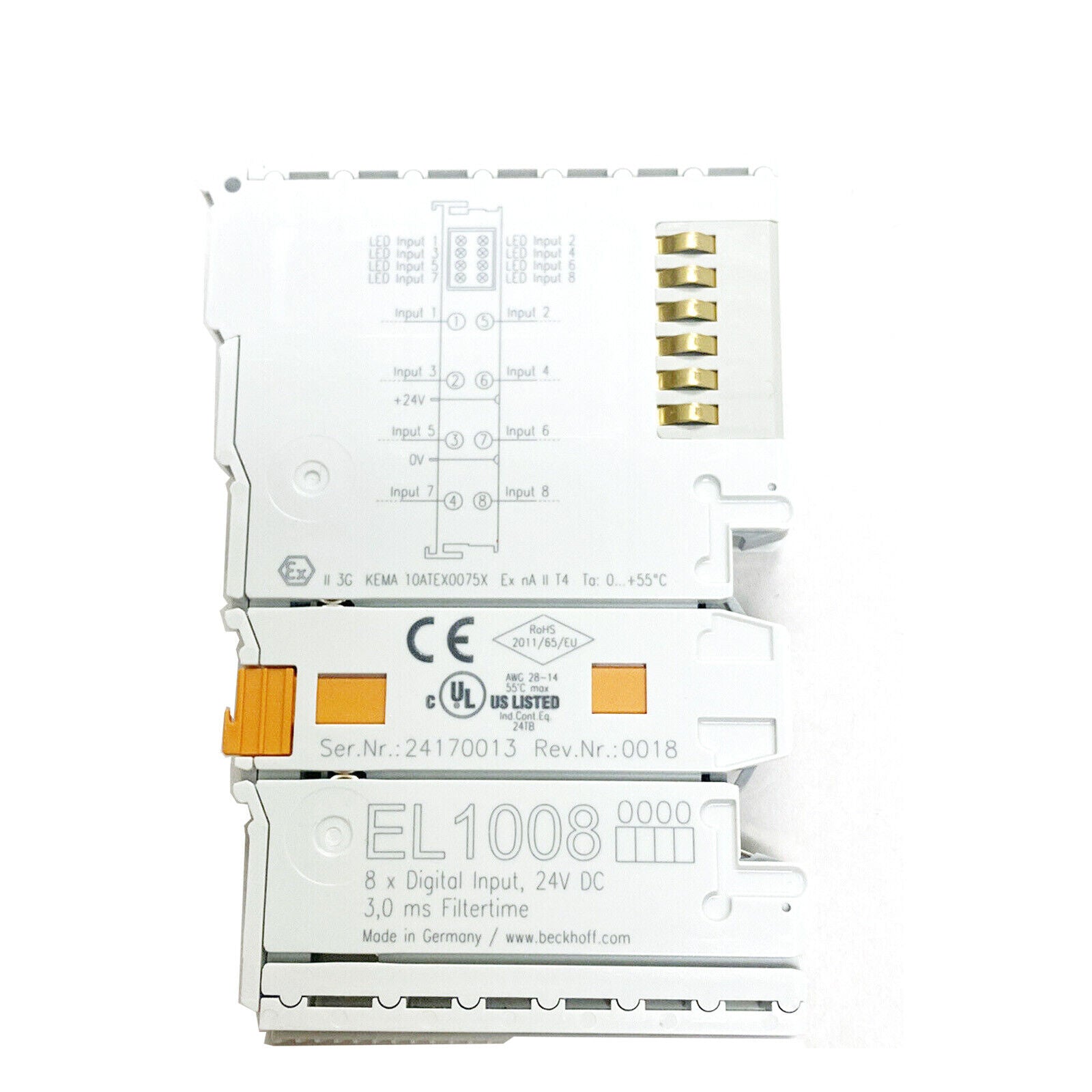 BECKHOFF EL1008-0000 PLC Module BECKHOFF