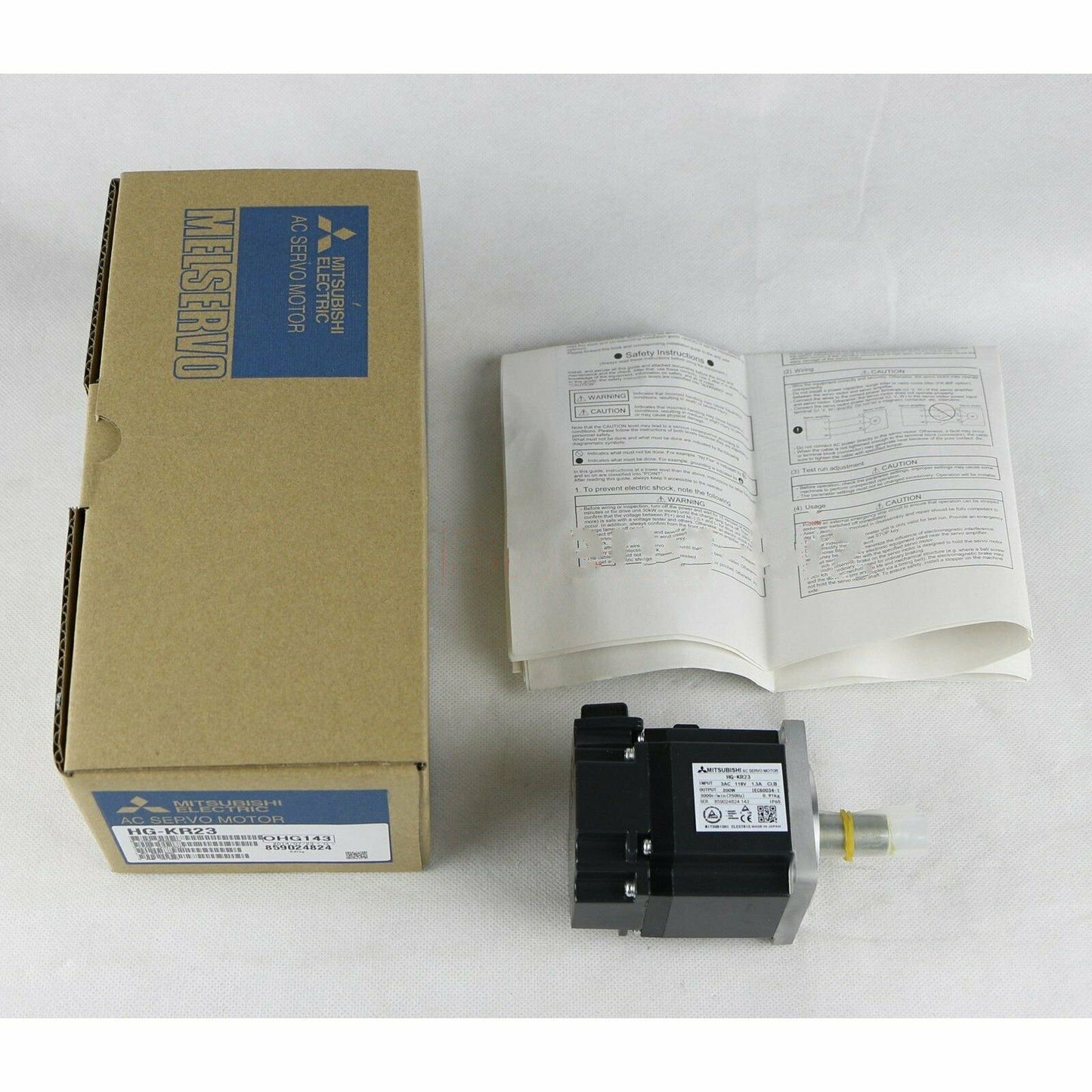 1PC Mitsubishi AC Servo Motor HG-KR23 - MITSUBISHI