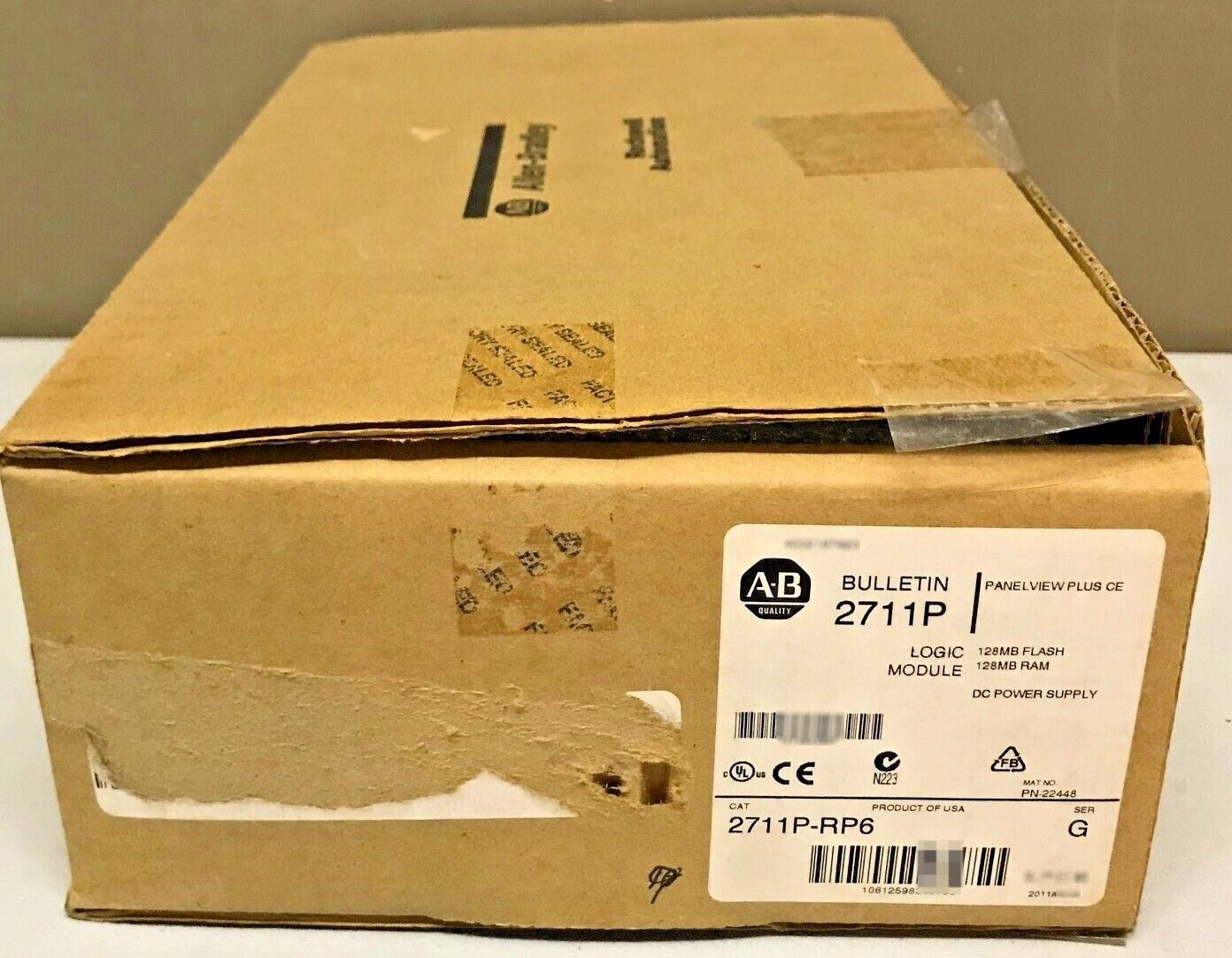 AB 2711P-RP6 PanelView Plus CE Logic Module 128MB Flash Module - AB