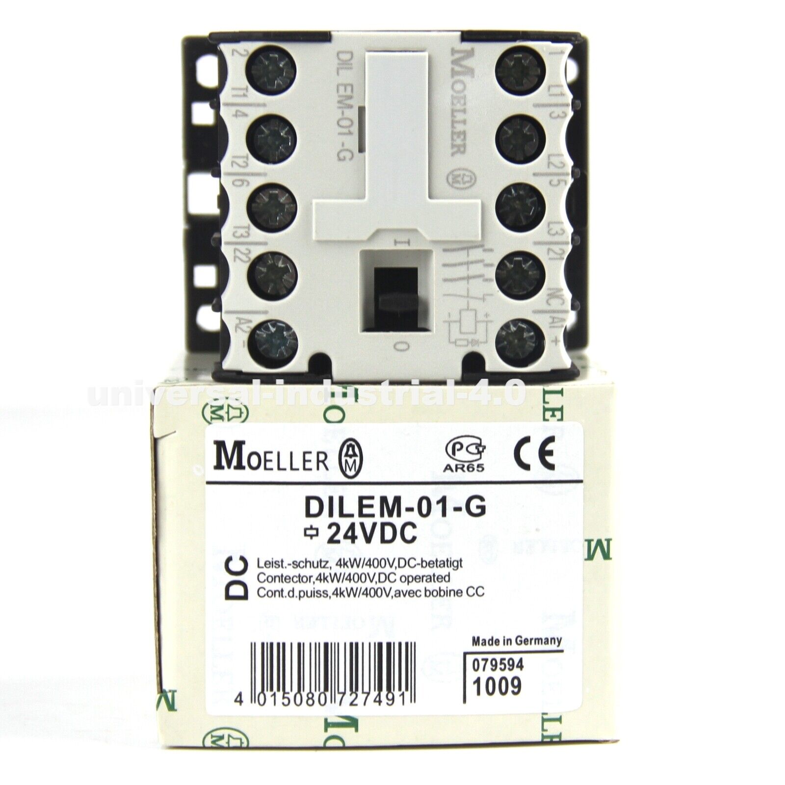 New In Box MOELLER DIL EM-01-G DILEM01G Contactor DC24V MOELLER