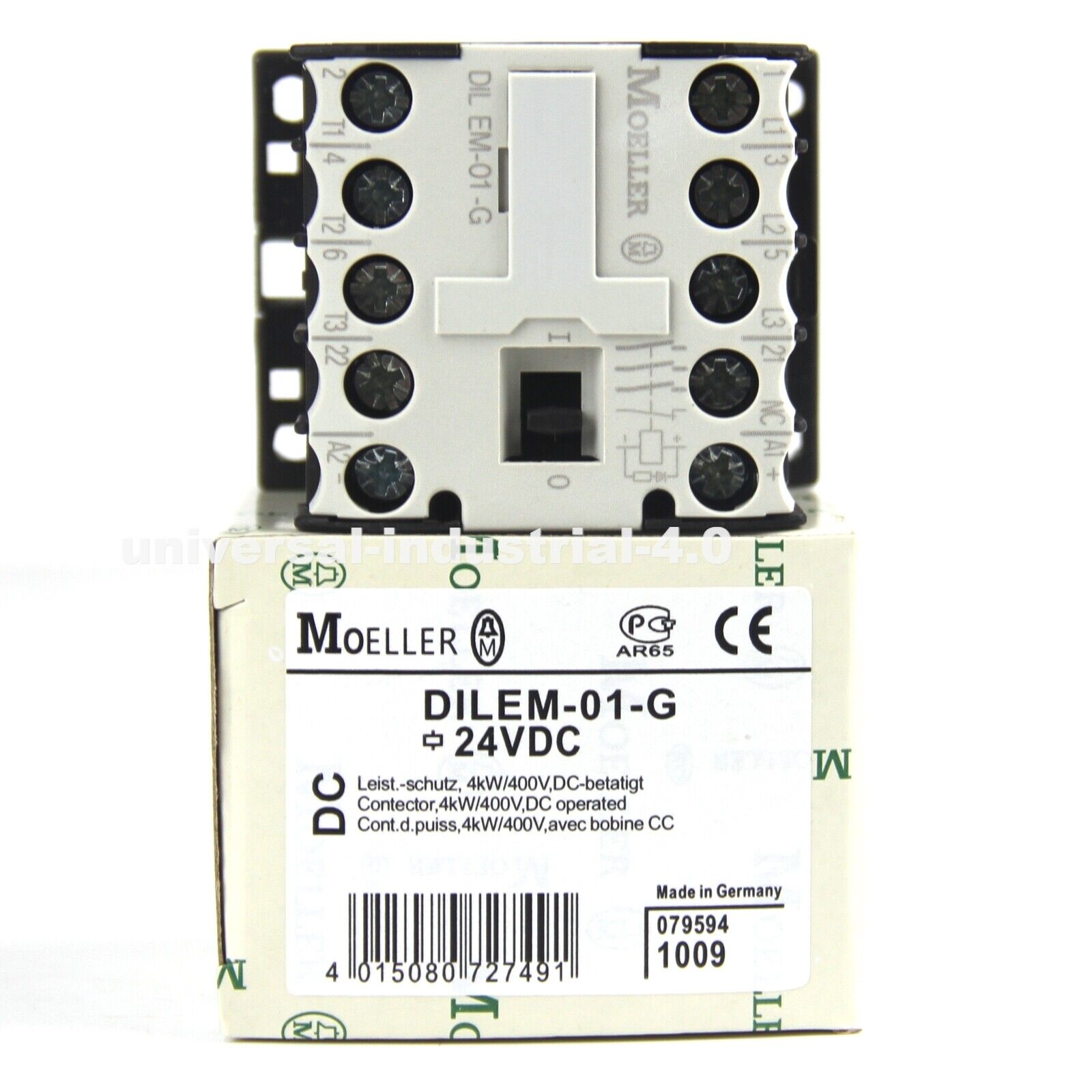 New In Box MOELLER DILEM01G Contactor DC24V - MOELLER