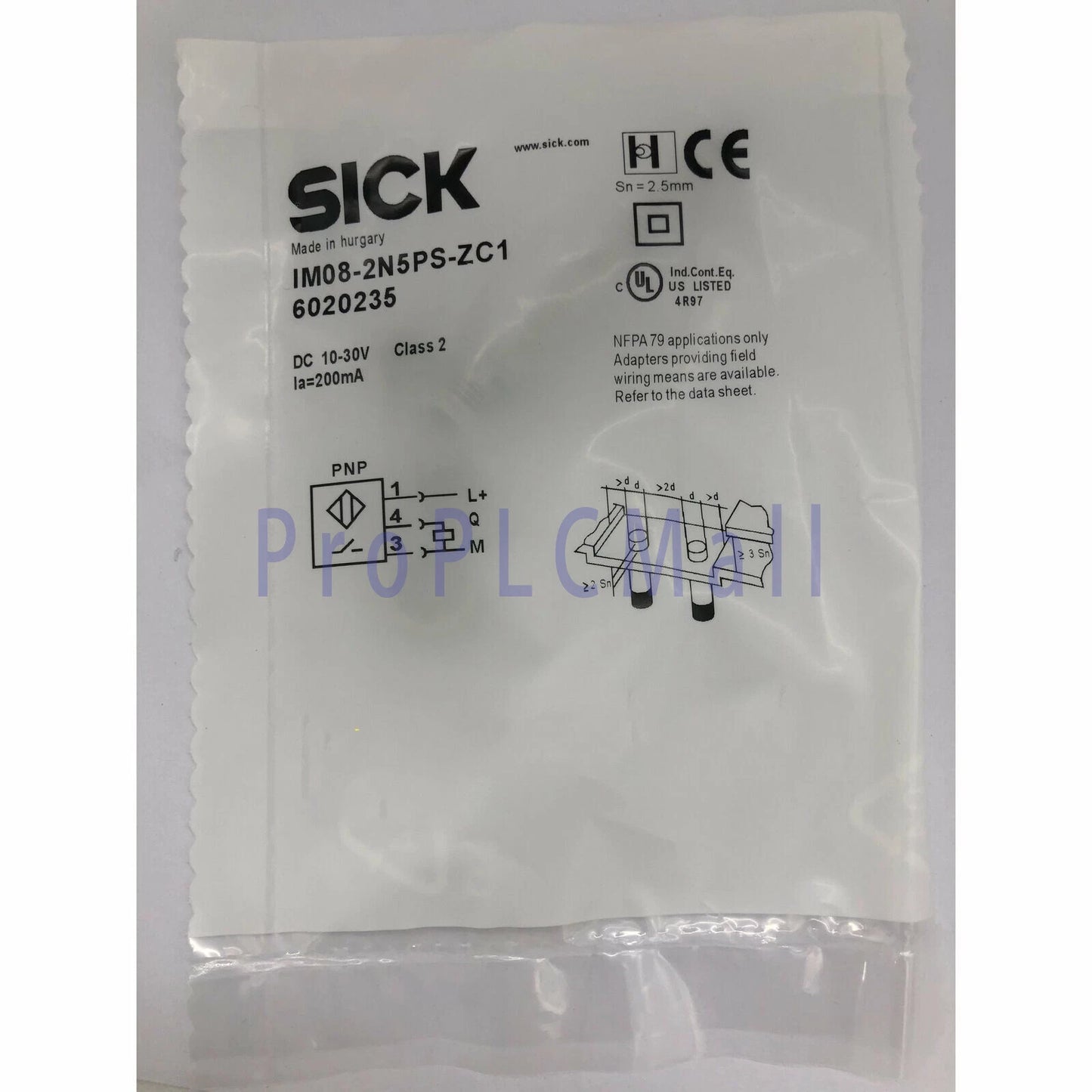 SICK IM08-2N5PS-ZC1 Proximity Switch IM082N5PSZC1 In Box Free Shipping /