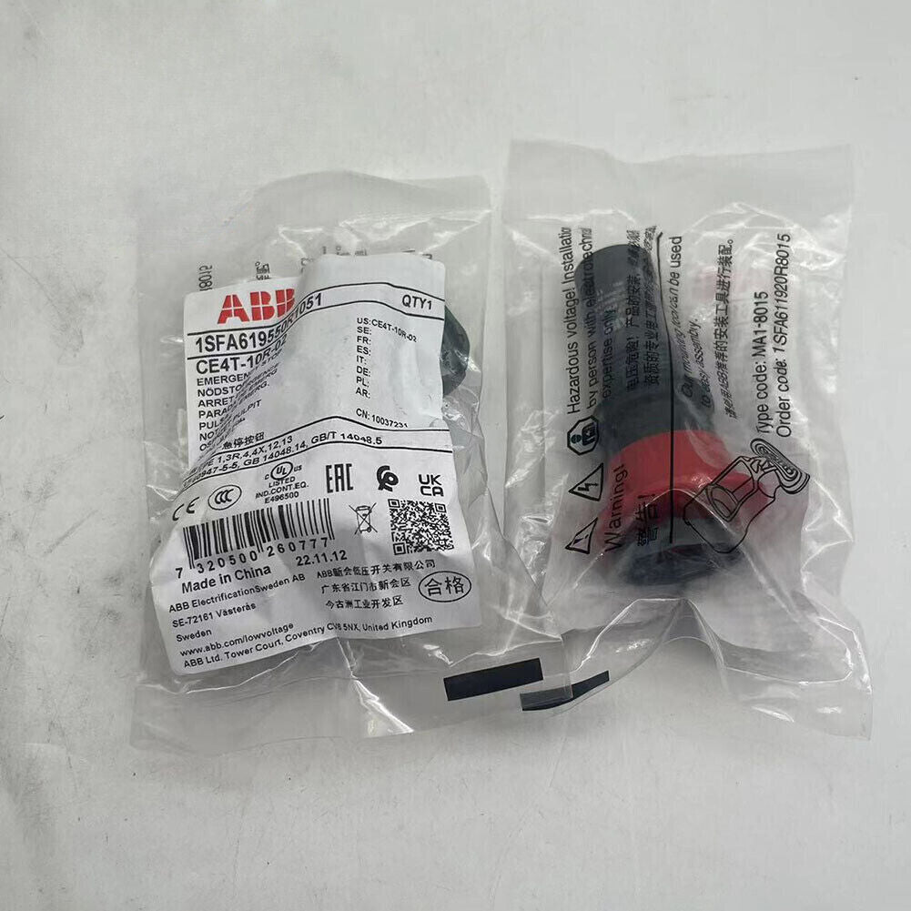 new 10PCS ABB Push Button CE4T-10R-02 QTY 10 Per Lot - ABB