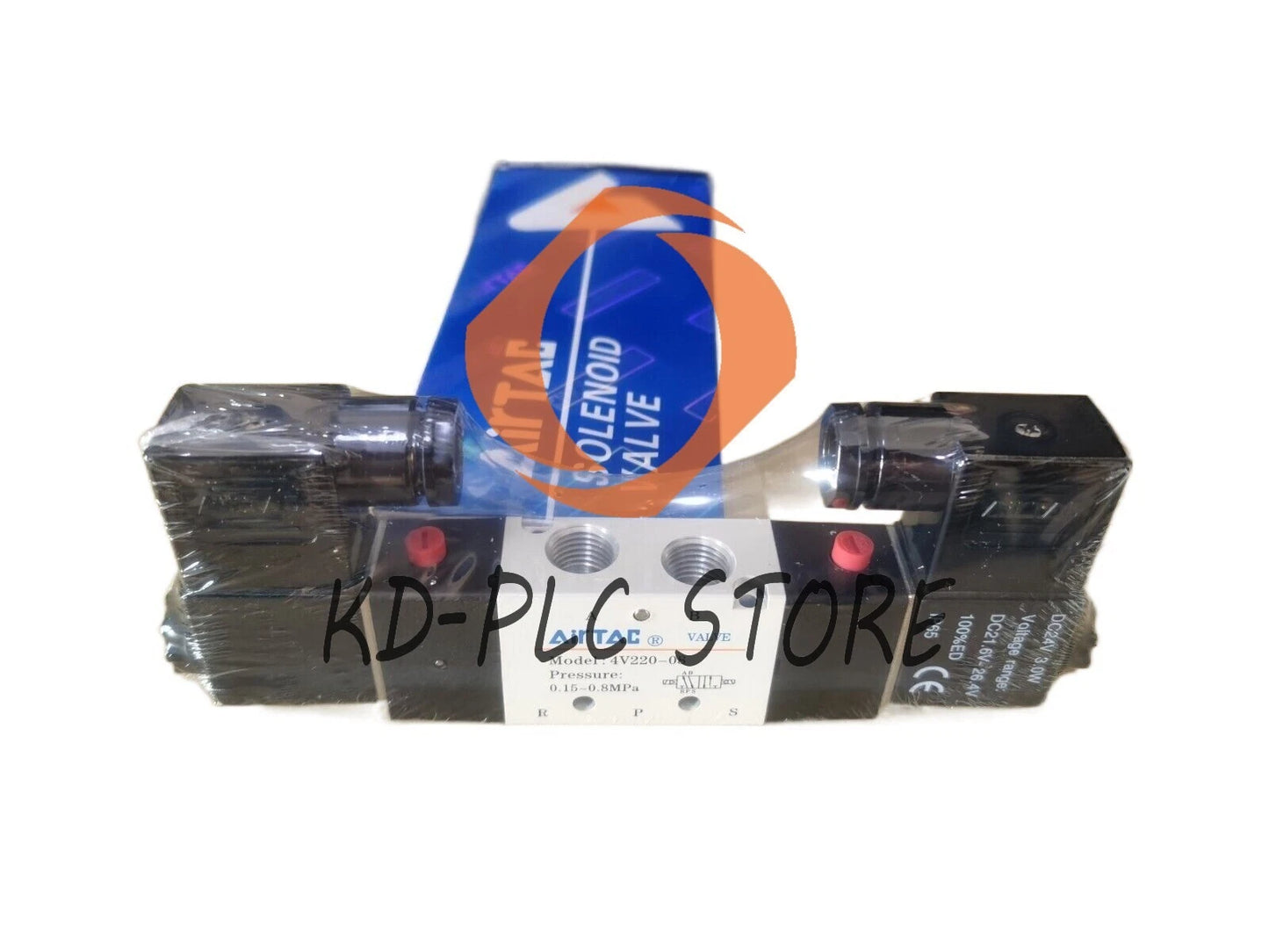 1PCS AirTAC 4V22008B 4V220-08 DC24V Solenoid Valve Free Ship