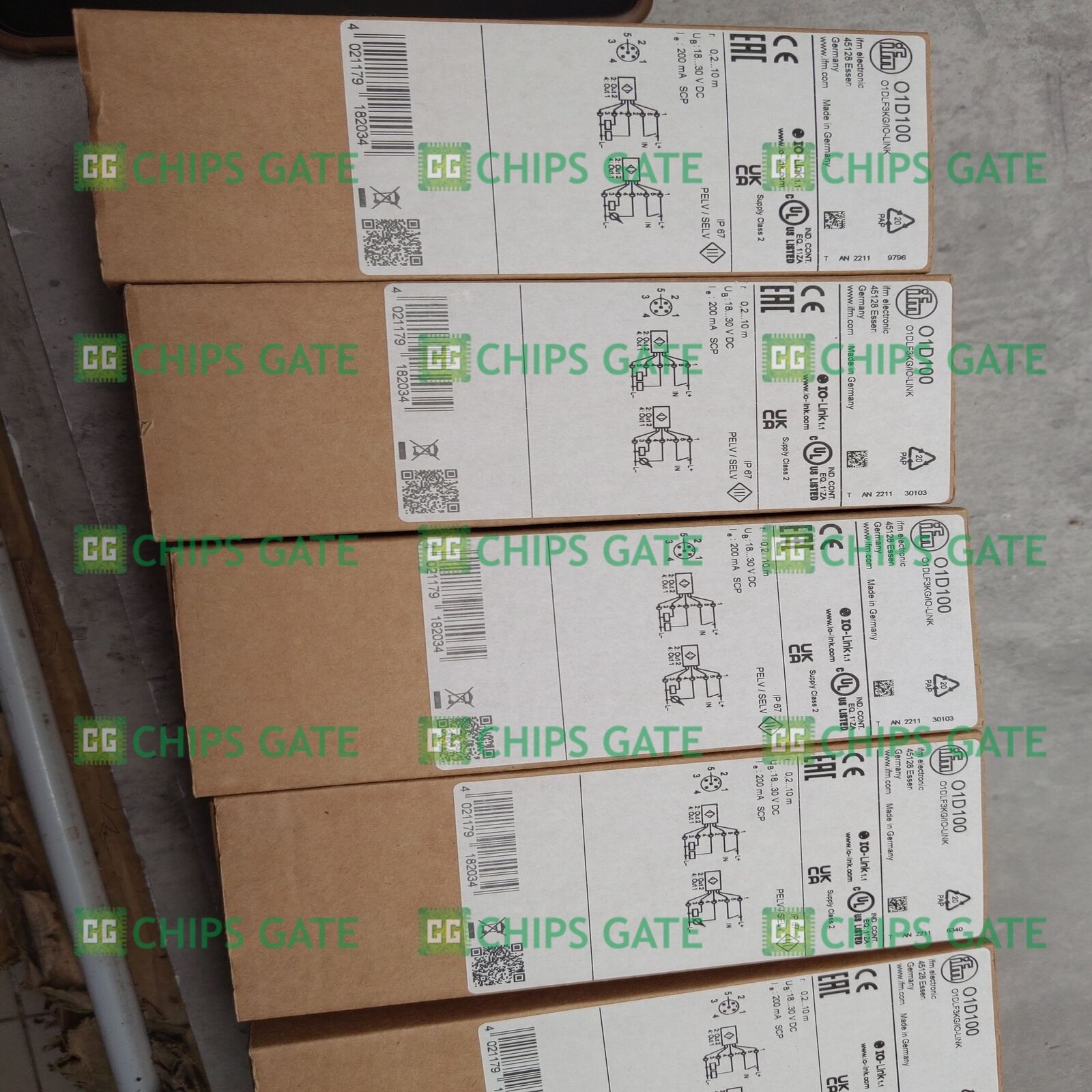 New 1PC IFM O1D100 Sensor, 1-Year Warranty - IFM