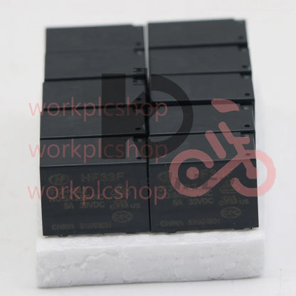5PCS HONGFA HF33F-012-HSLT 12VDC Power Relay 5A 250VAC 4Pin