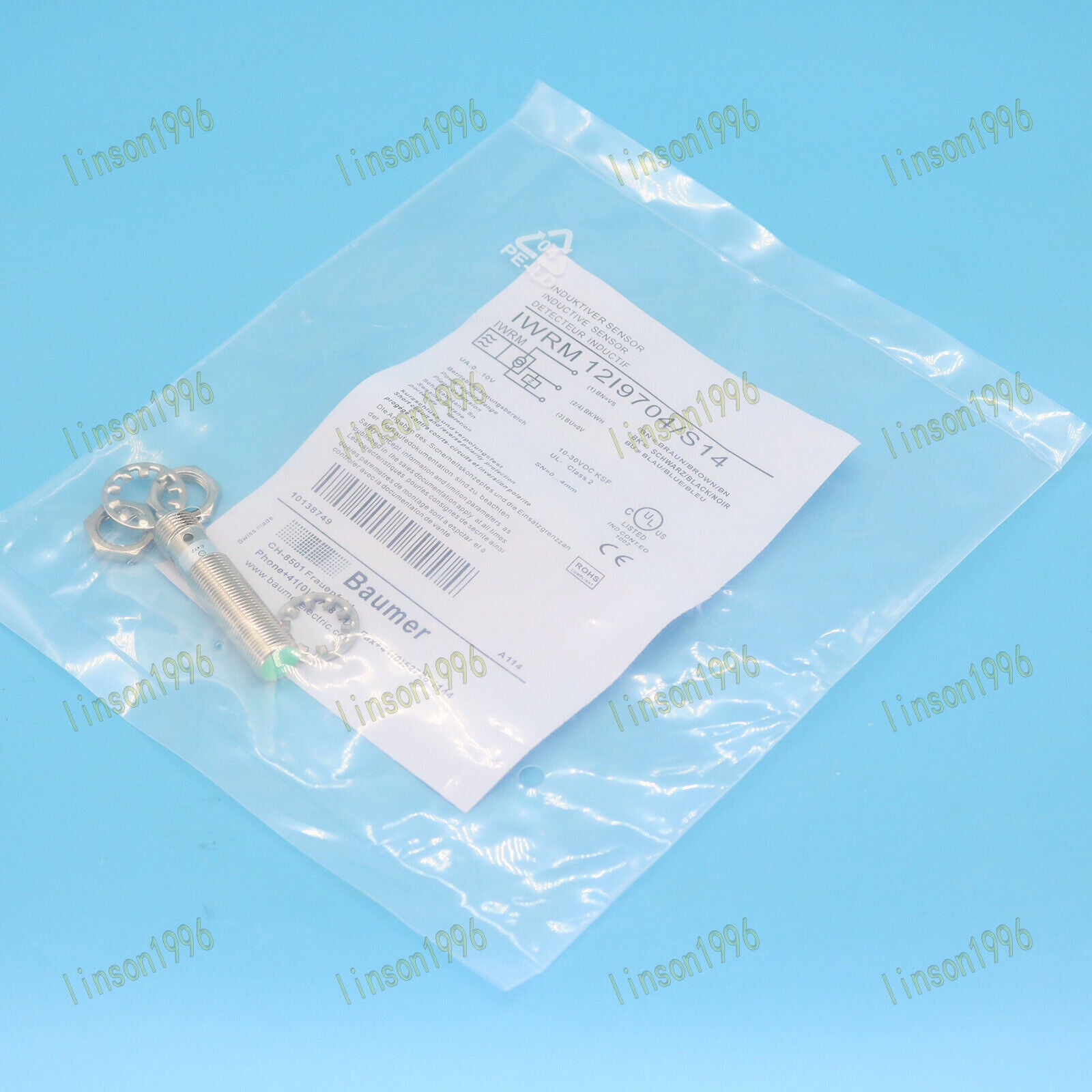 BAUMER IWRM 12I9704/S14 Electric Sensor Output - BAUMER
