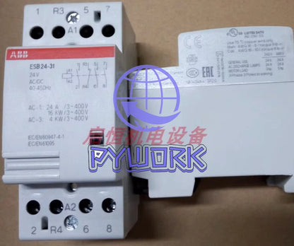 ABB Building Contactors ESB24-31 24V ,110V ,230VAC/DC