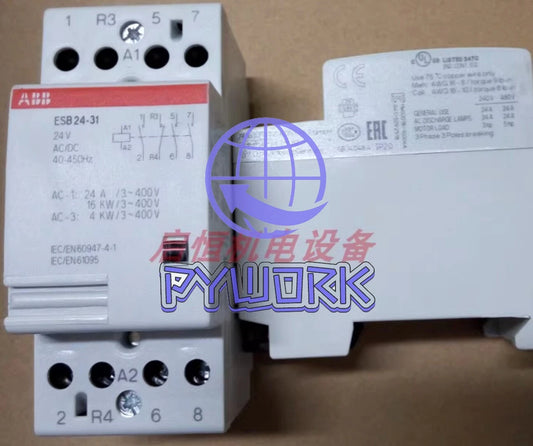 ABB Building Contactors ESB24-31 24V ,110V ,230VAC/DC