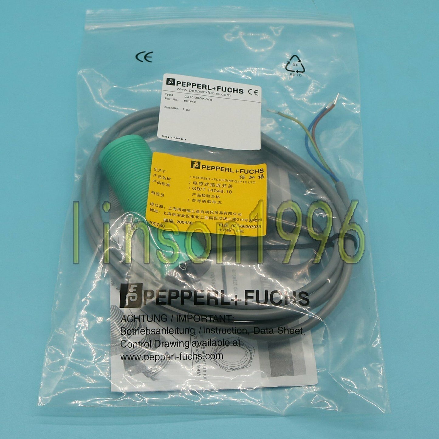 New 1 PC for Pepperl+Fuchs CJ10-30GK-WS PROXIMITY SENSOR - Fast - PEPPERL+FUCHS