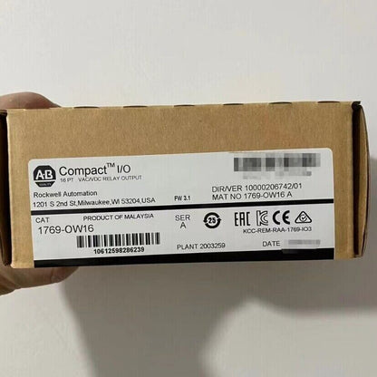 New Factory Sealed AB1769-OW16 SER A CompactLogix Relay Output Module - COMPACTLOGIX