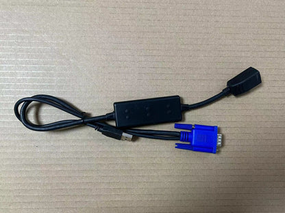 new for Dell server USB interface POD KVM cable KVM cable with cable 0UF366 UF366