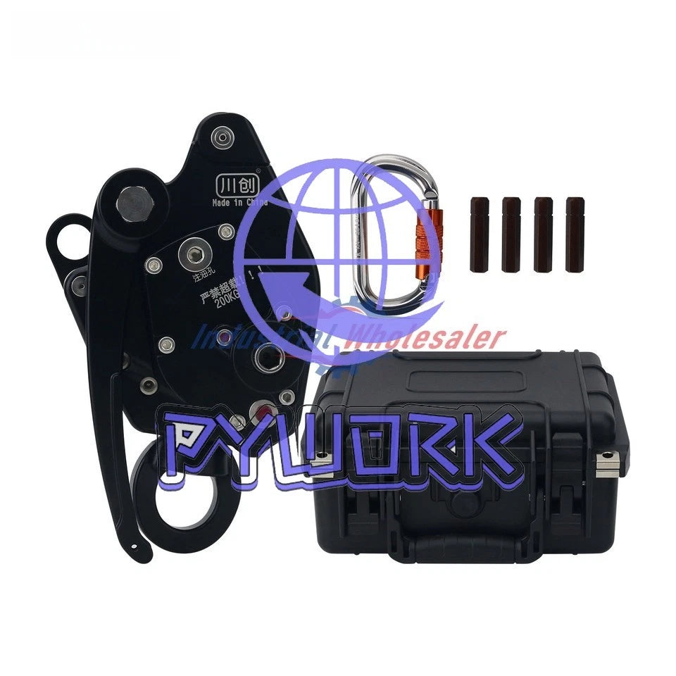 CCS-Ultra Ascent Descent Device Ascender Descender with 200kg Load&Swivel Mode