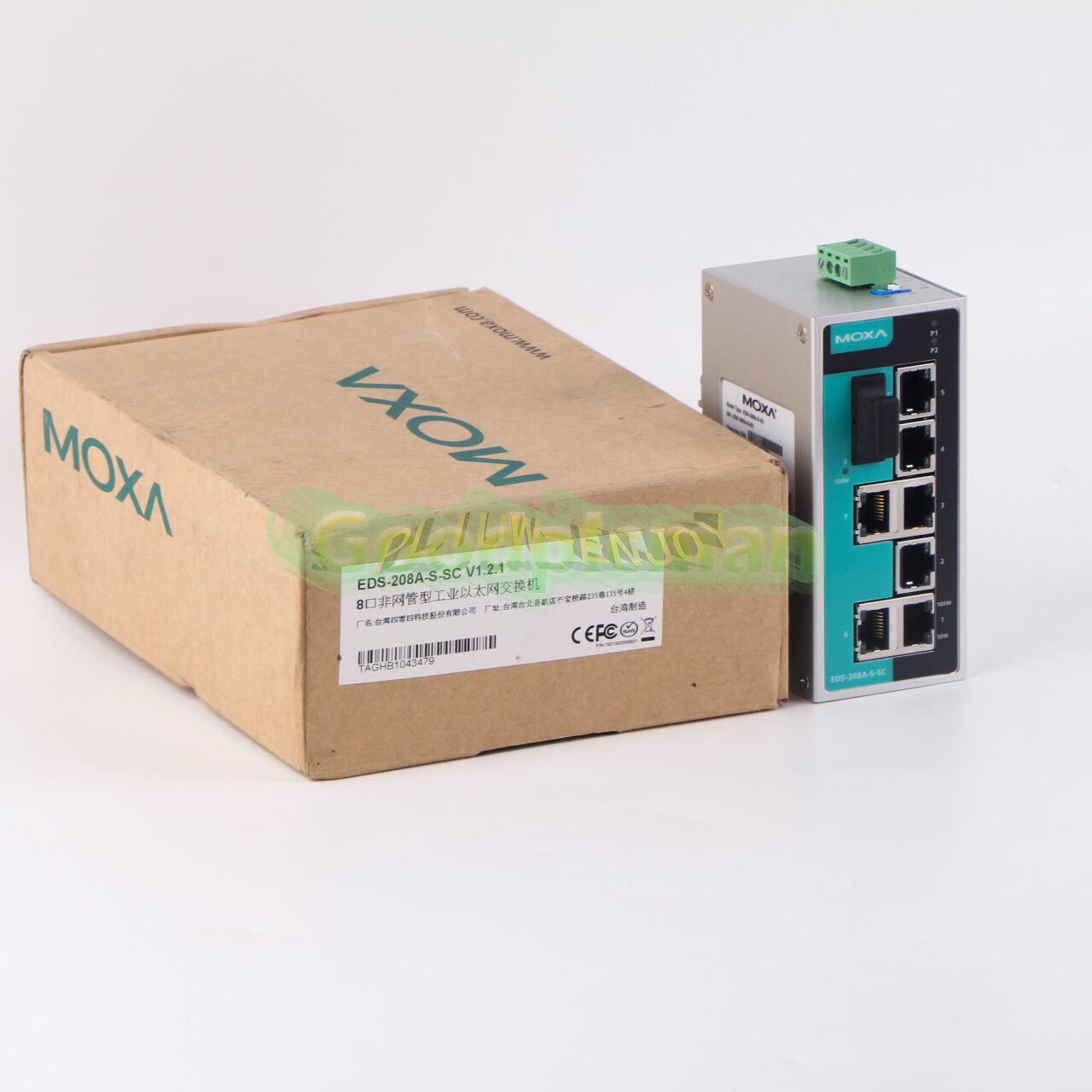 1PCS MOXA EDS-208A-S-SC Industrial Ethernet switch