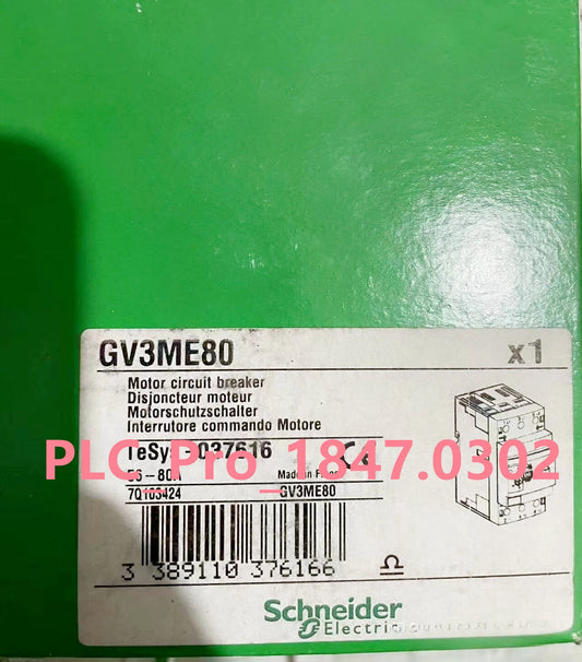 1PCS Schneider GV3ME80 Motor Circuit Breaker GV3-ME80 Deliver quickly