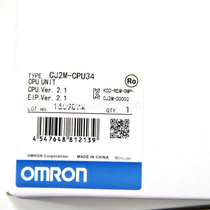 OMRON CJ2M-CPU34 CPU Unit - OMRON