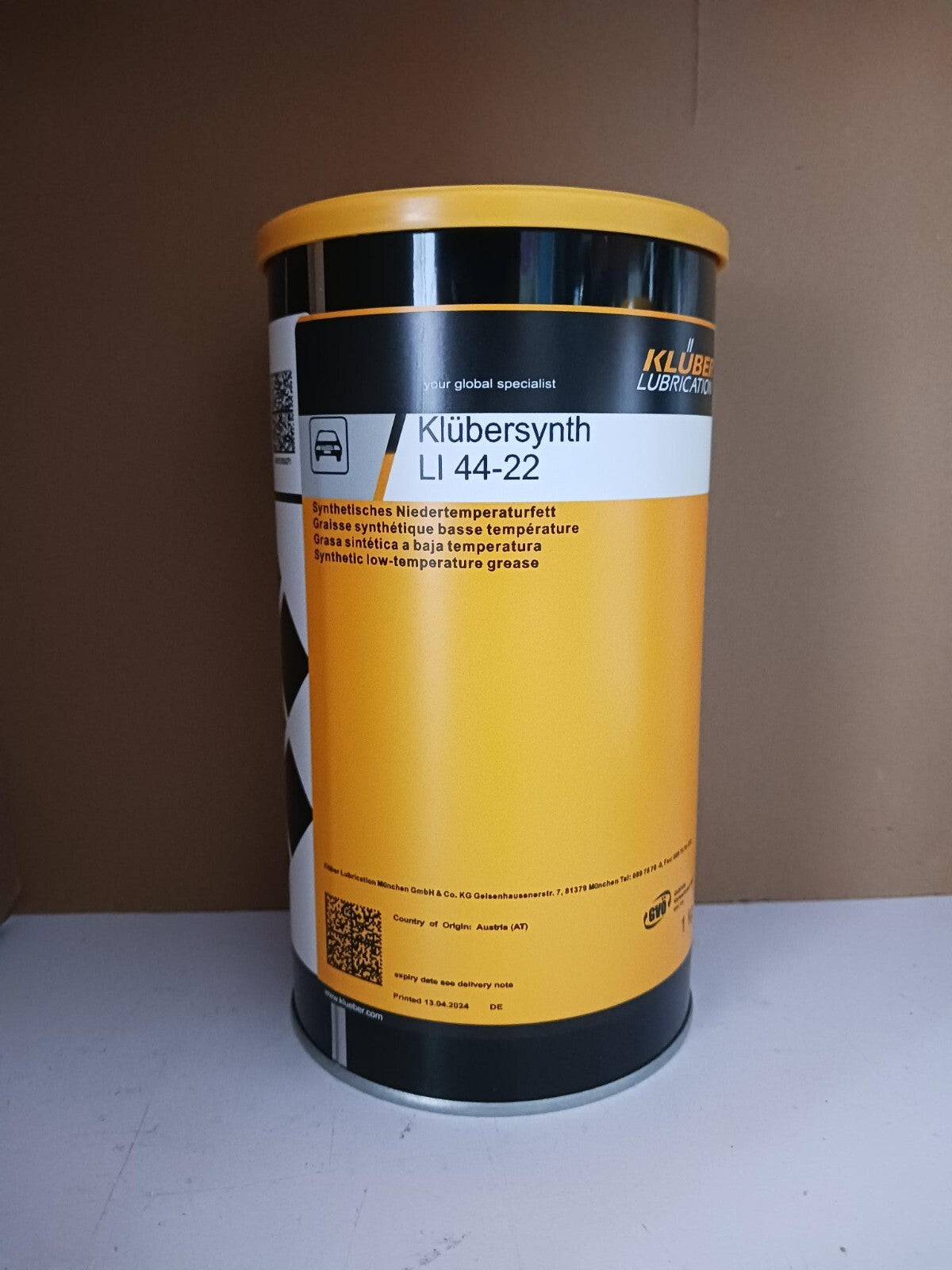 KLUBER Lubrication Klubersynth LI 44-22  1Kg (2.2 LB)  free ship