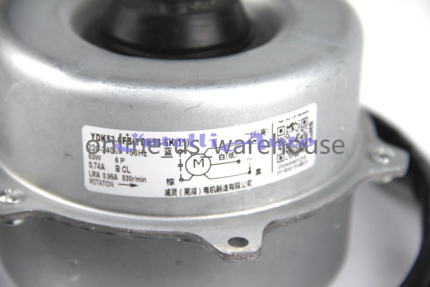 (YDK53-6K-11) Air Conditioner Motor YDK53-6FB - US Stock
