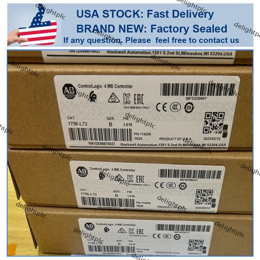 ControlLogix 1756-L72 Controller PLC Processor - CONTROLLOGIX