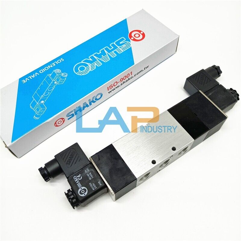 Shako PU530Y-03D AC220V Solenoid Directional Valve - New Model - SHAKO