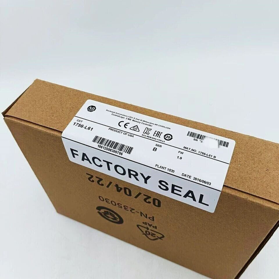 Factory Sealed Allen Bradley 1756-L61 ControlLogix 2MB Memory Controller - ALLEN BRADLEY