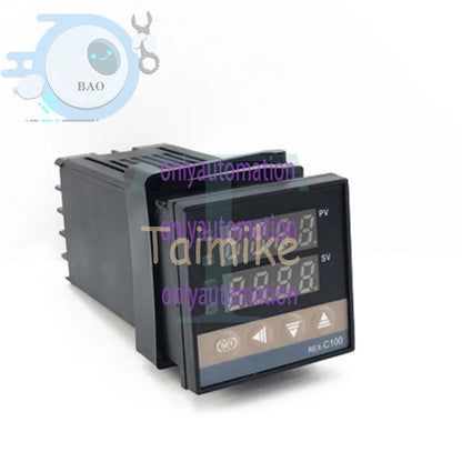 REX-C100 Digital PID Thermostat temperature Controller SSR output K Thermocouple