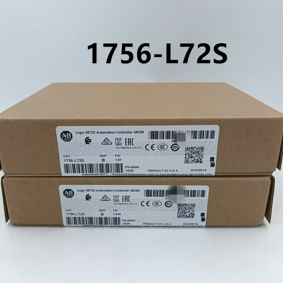 Allen-Bradley Factory Sealed AB 1756-L72S SER B GuardLogix 5572S Controller New, industrial controller, factory sealed, dustproof, waterproof, reliable, durable, AB 1756-L72S SER B GuardLogix 5572S Controller - ALLEN-BRADLEY