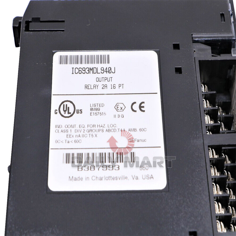 GE Fanuc IC693MDL940J Output Relay Module - GE