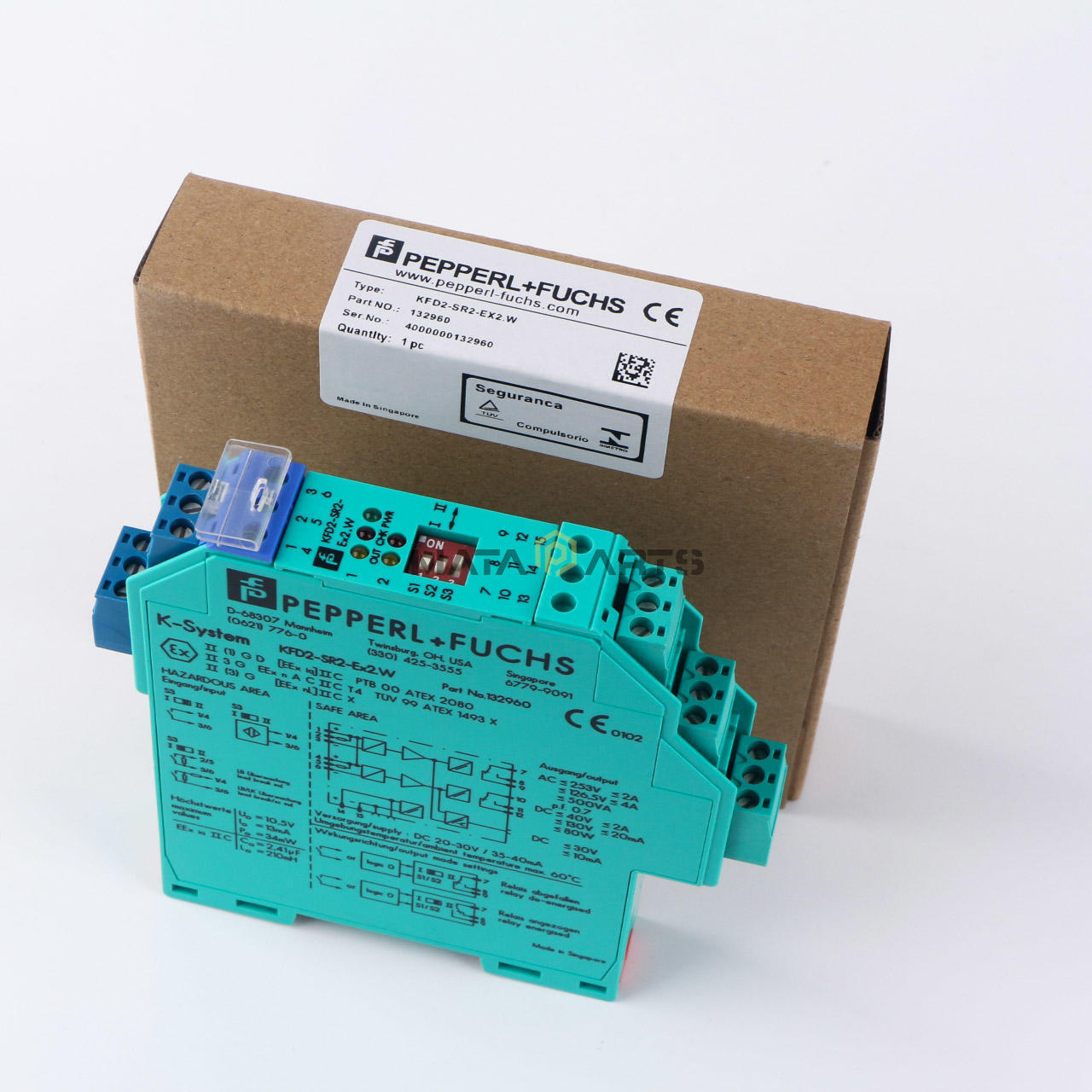 Product Title: Pepperl + Fuchs Switch Amplifier - KFD2-SR2-EX2 - PEPPERL + FUCHS