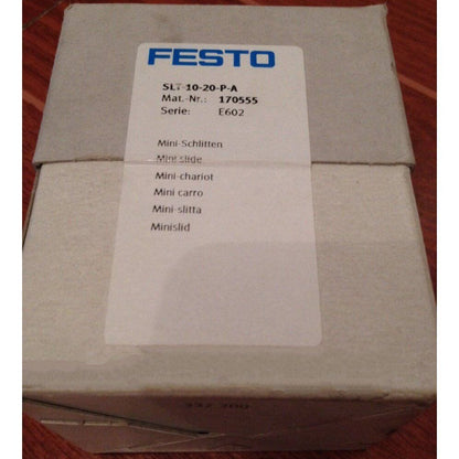 New Festo SLT-10-20-P-A 170555 Sliding Cylinder Fast - FESTO