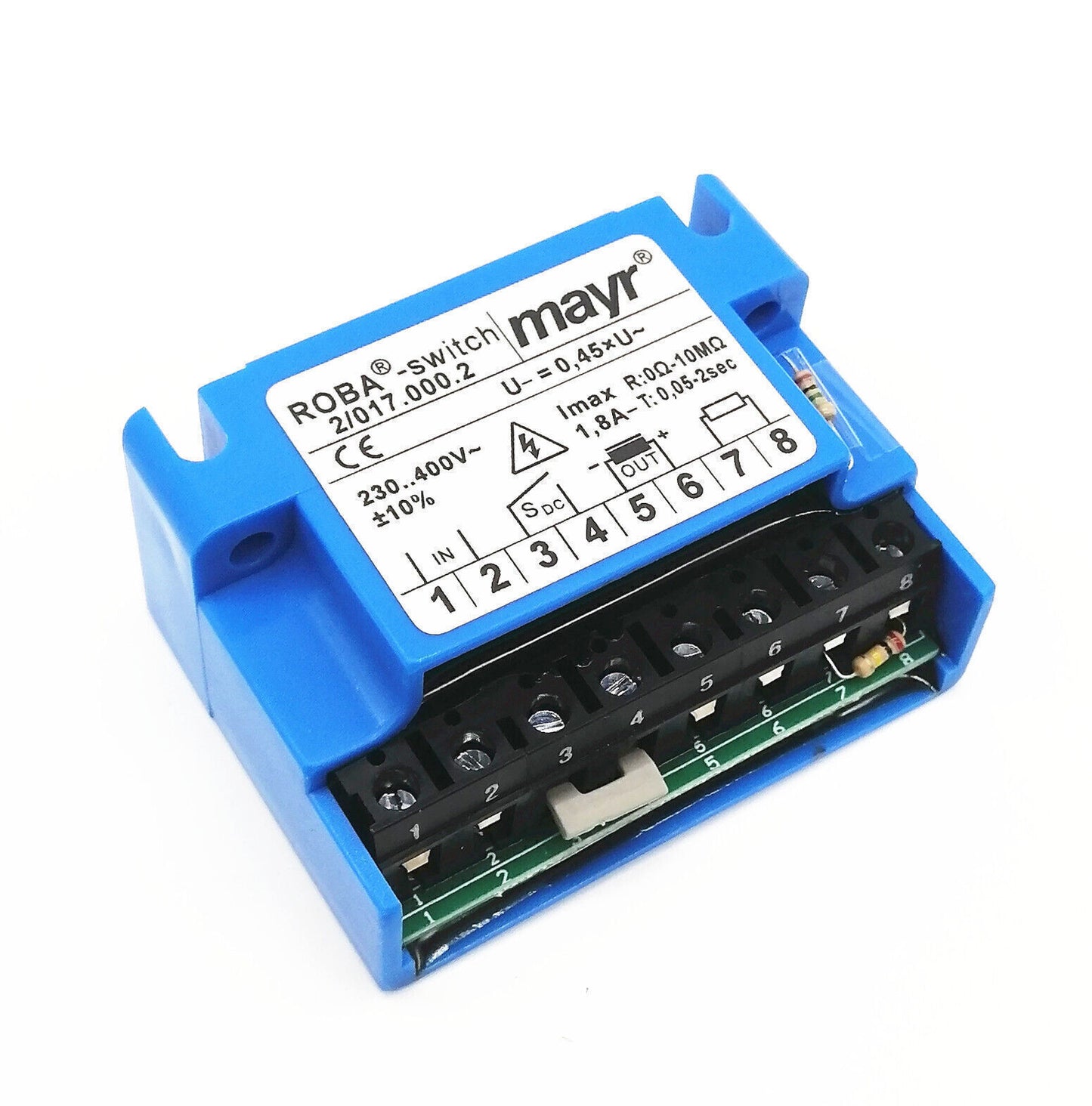 1Pcs Mayr ROBA -switch 2/017.000.2 230..400V~ 1.8A- 10MΩ Brake Rectifier