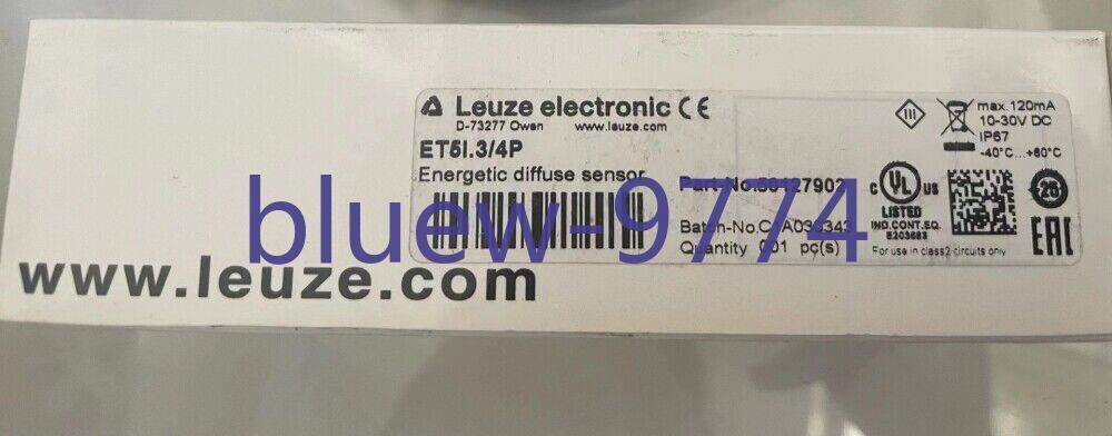 new  LEUZE photoelectric switch sensor ET5I.3/4P