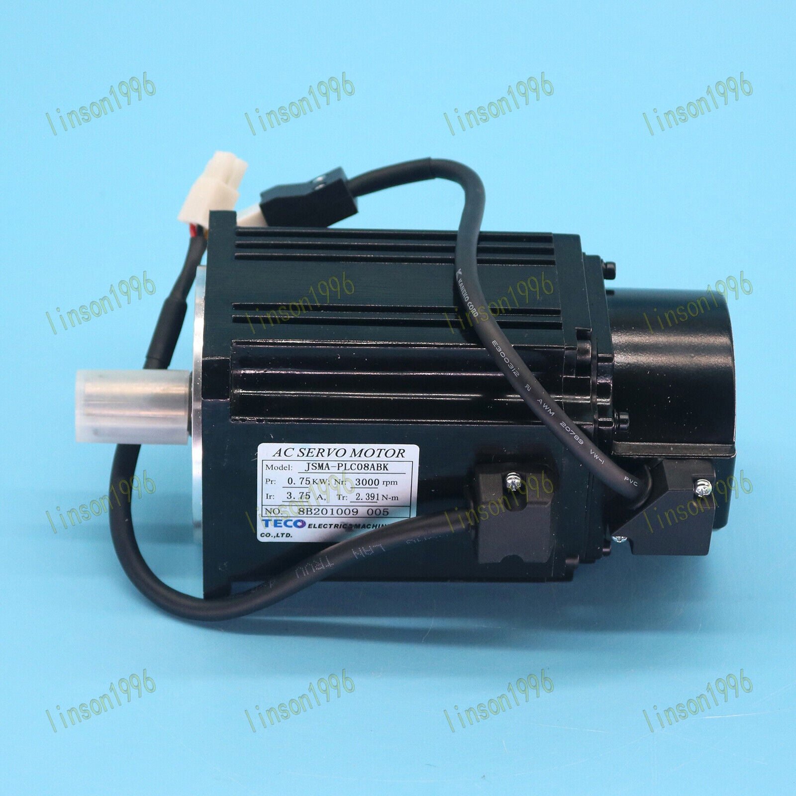 TECO AC Servo Motor JSMA-PLC08ABK 750W - TECO