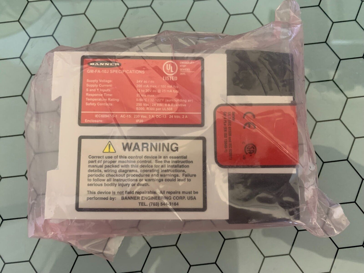 new Open Box Banner GM-FA-10J Safety Relays - BANNER