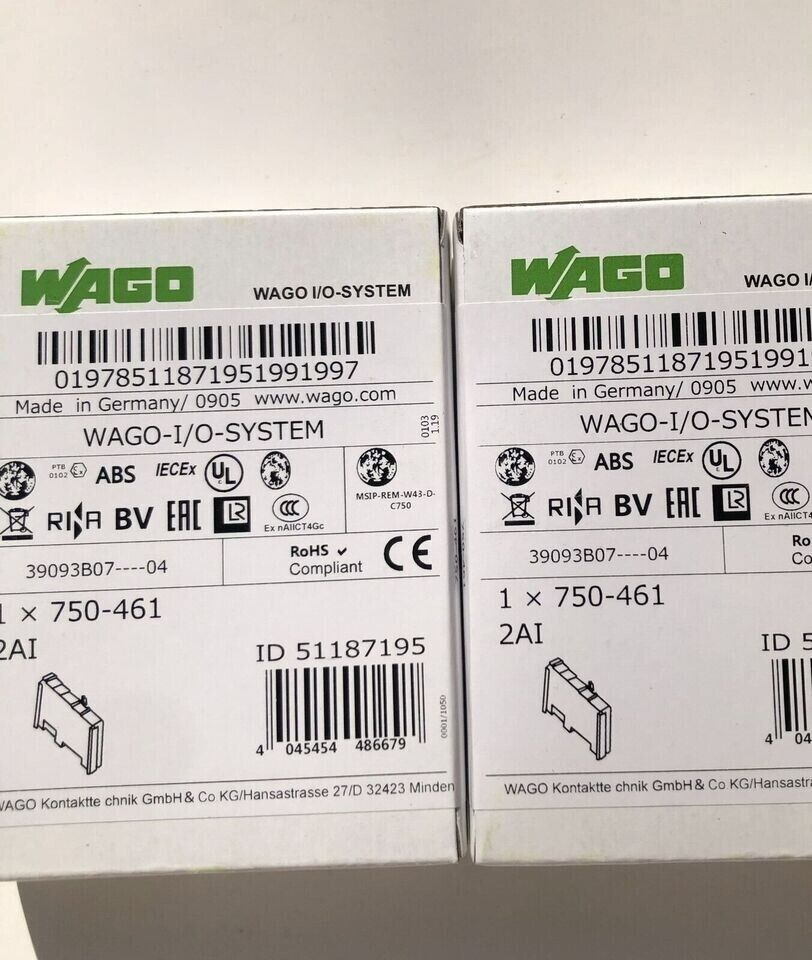 One New WAGO 750-461 750461 PLC In Box WAGO