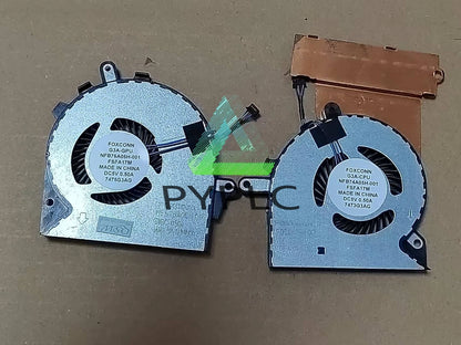 HP OMEN 15-CE 17-AN TPN-Q194 COOLING CPU&GPU FAN 929455-001 929456-001 SET