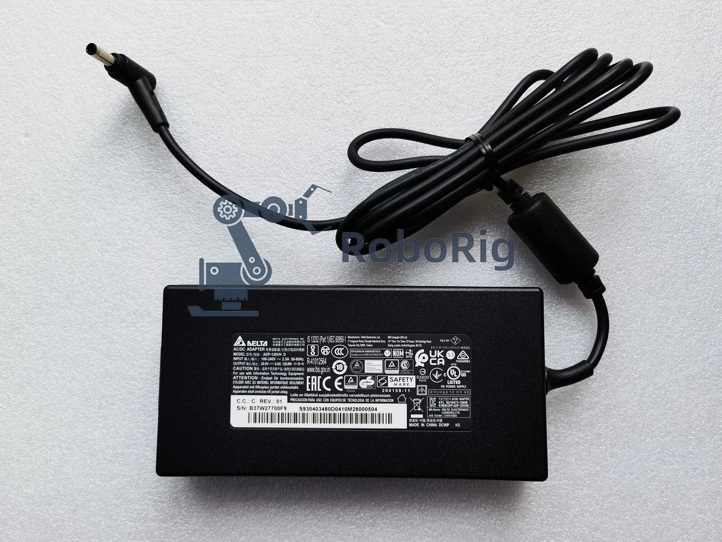 Delta 20V 6A 120W Adapter MSI GF63 Thin 11SC-430CA ADP-120VH D AC Power Charger