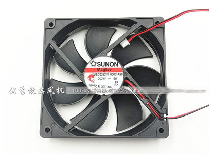 SUNON MEC0252V1-000C-A99 12025 DC24V 5W Cabinet Air Conditioning Fan