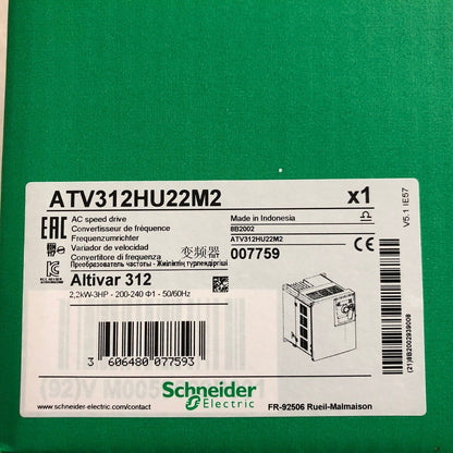 SCHNEIDER ATV312HU22M2 Variable Frequency Drive – High Performance Motor Driver - SCHNEIDER