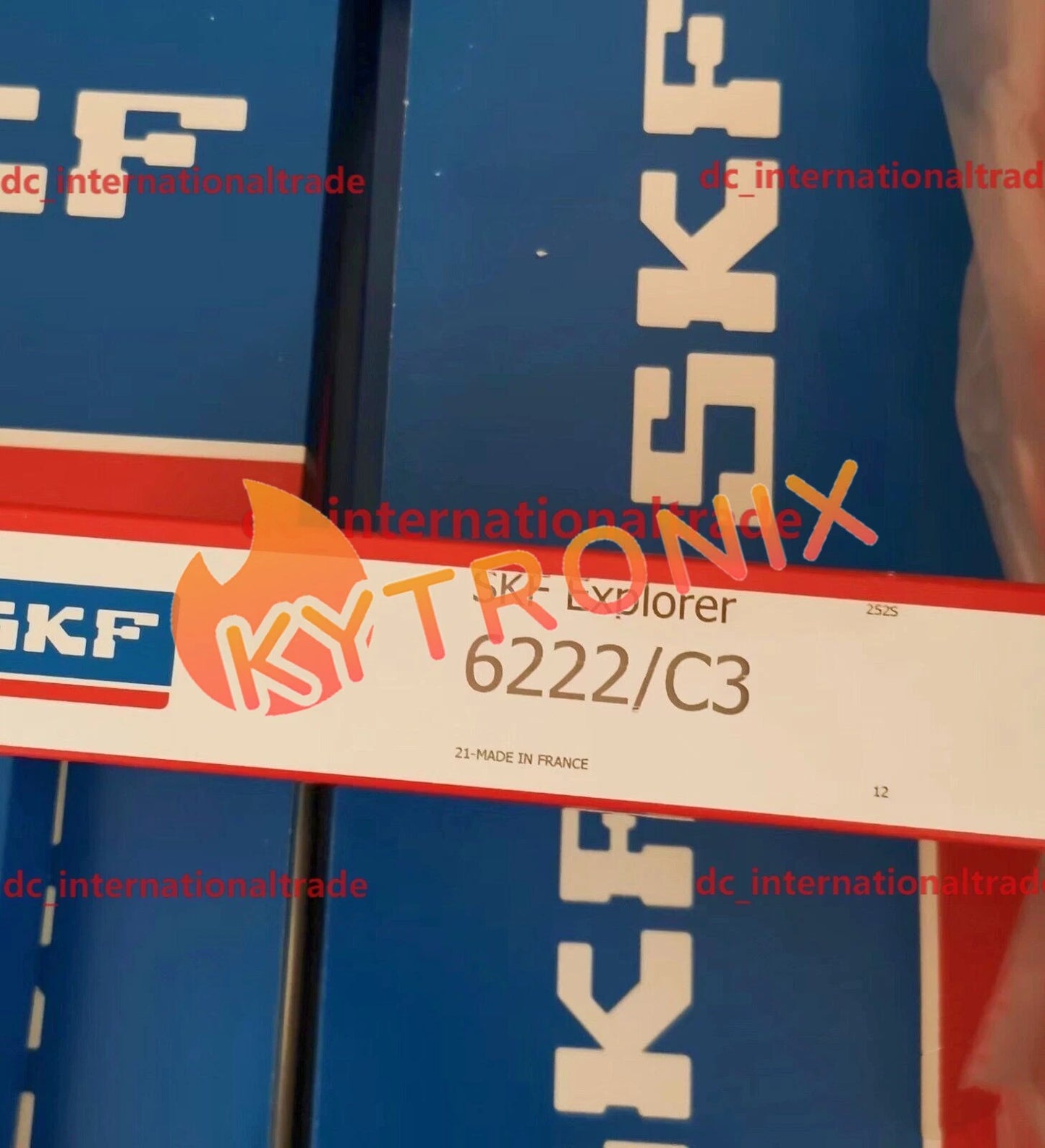 SKF 6222/C3 single row deep groove ball bearing 1PCS