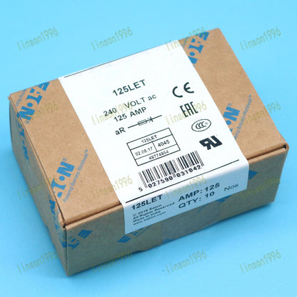 10PCS BUSSMANN EATON BS88:4 125LET 125A 240VAC SPOT STOCK - BUSSMANN EATON