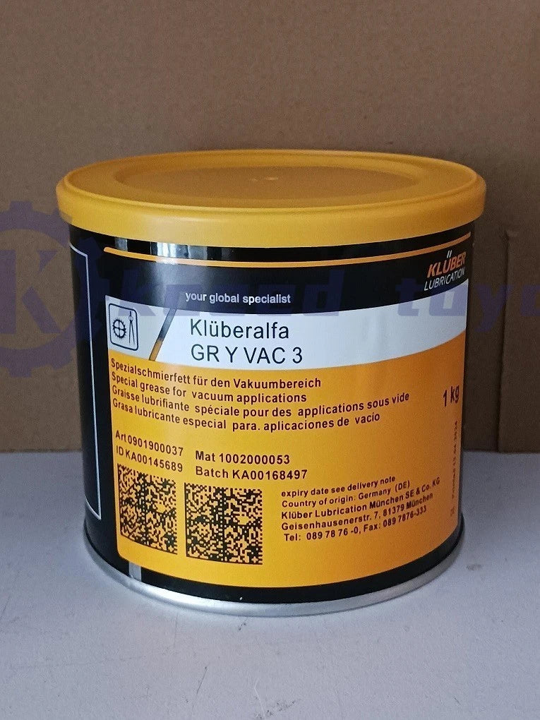 KLUBER Lubrication Kluberalfa GR Y VAC 3 1kg ( 35.3 OZ) free shipping