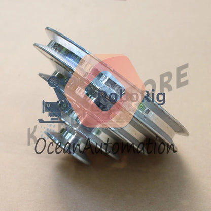 OD 130mm, 4 Step Pulley 16mm Bore for 1/2" = 12.7mm Belt width - Cast Aluminum~