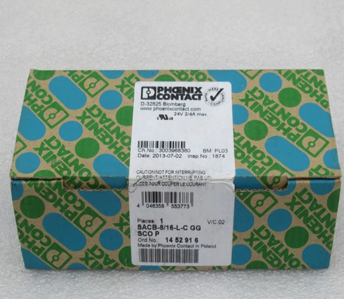 SACB-8/16-L-C Actuator Box - PHOENIX CONTACT