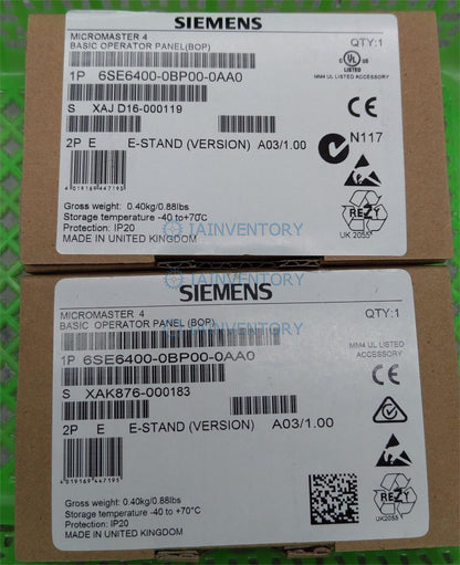 1-Piece New Original Manufacturer Module 6SE6400-0BP00-0AA0 Location Shed - ORIGINAL MANUFACTURER