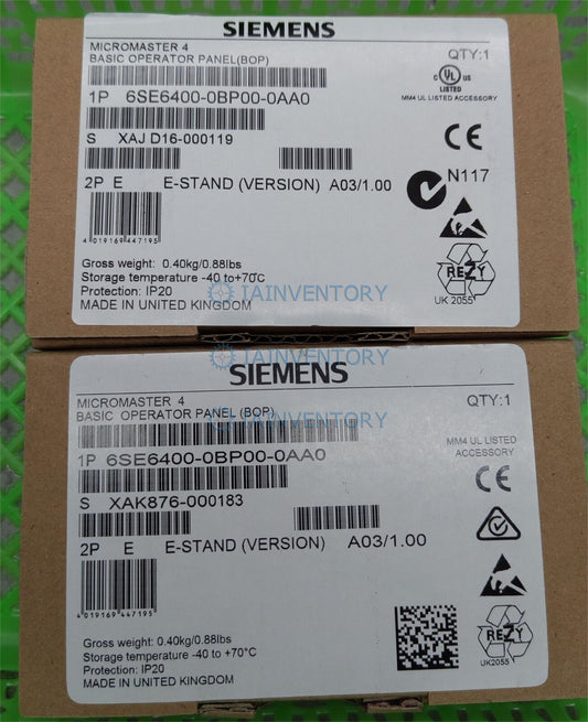 1-Piece New Original Manufacturer Module 6SE6400-0BP00-0AA0 Location Shed - ORIGINAL MANUFACTURER